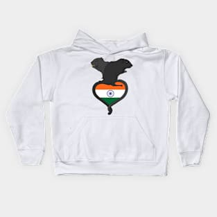 Gerbil India (dark) Kids Hoodie